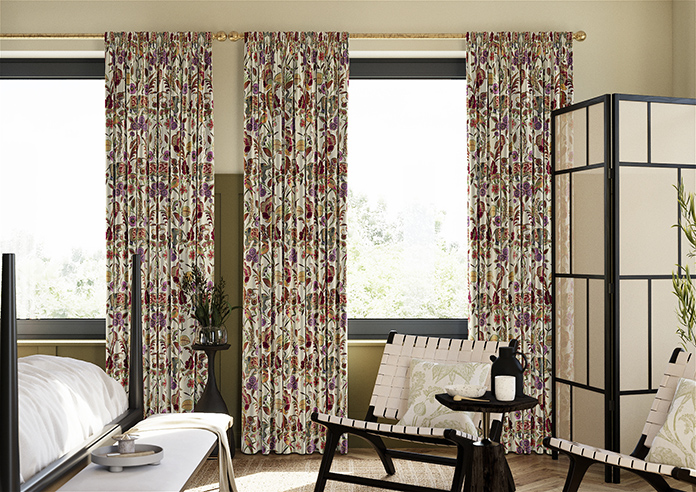 Bangalore Faux Silk, Maroon - Made to Measure Curtain - Image 3